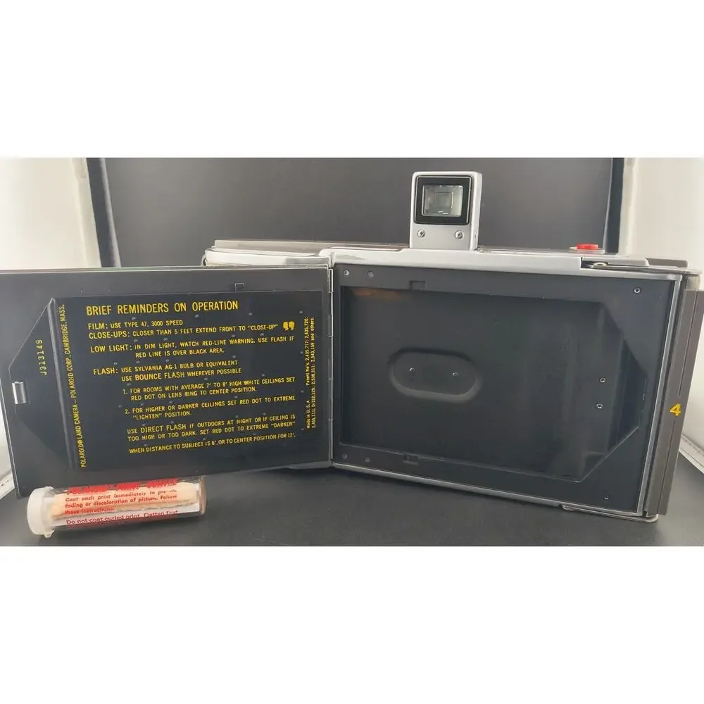 Vintage Polaroid J66 Camera Set - Pristine Bundle with Case & Accessories